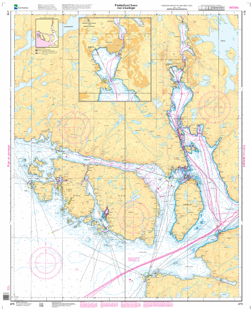 NO478 - Flekkefjord havn med innseilinger